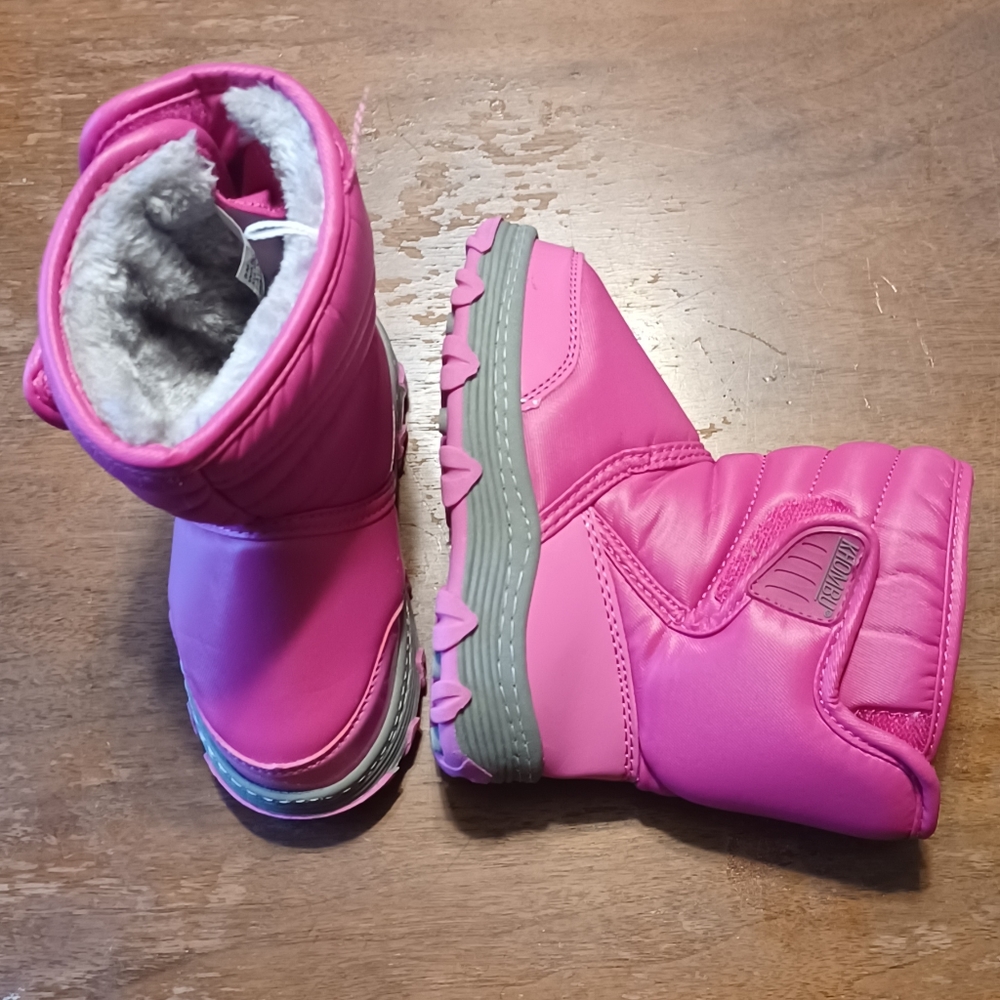 Kids Snow Boots - Pink (8M) Khombu